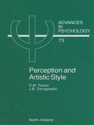 cover image of Perception and Artistic Style